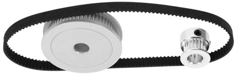 Alipis Synchronradantriebsscheibe mechanik umlenkrolle Riemenrad Synchronriemenscheibe Zubehör für den 3D-Druck Rad Riemenscheibe Zahnriemen für 3d drucker 3D-Druckerteile Gummi Silver