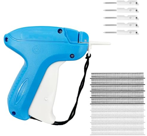 KARELLS Etichettatrice Della Pistola Della Pinza, Tag Di Marca Etichettatrice Dell'Etichetta Della Pistola, Per Abbigliamento Cappelli Di Calzini Di 5 Aghi Di Ricambio +1000 Etichette Di Prezzo
