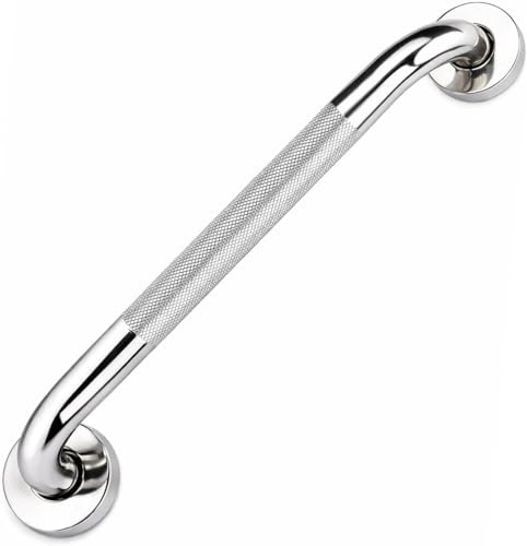 supregear Bathroom Grab Bar Rail, 304 Stainless Steel Anti-Slip Safety Rail for Elderly, Indoor/Outdoor Auxiliary Support Handle for Bathtub Shower Kitchen Bedroom Steps, Disabled Senior, 55 cm