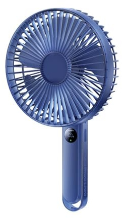 Ventilador de escritorio USB de alta velocidad con flujo de aire de larga duración, ligero, para oficina, viajes, actividades al aire libre, potente ventilador de mano