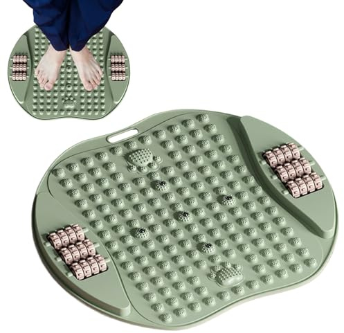 Foot Pressure Point Mat - Massage Pad Pressure Foot Stimulator, Non-Slip Walking Toe Plate, Stress Relief, Health Wellness Accessory for Home Gym Lovers Friends and Coworkers Use