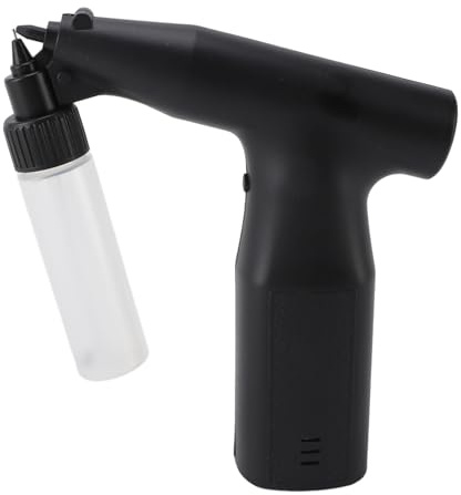 Xiuganpo Spray Gun, Electric Car Paint Sprayer, Internal Brush, Spot Coat Spraying, Nozzles and Patterns with Cleaning, Blowing Joints, 1500mAh, for House Fence Cabinets Walls Doors