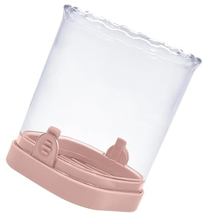 Cortador de frutas, cortador de frutas desmontable con placa de empuje, herramienta de corte portátil para ensalada de verduras y utensilios de cocina (rosa)