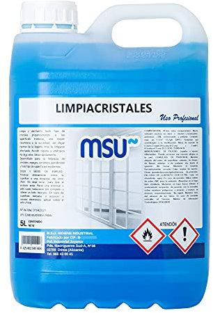 MSU® - Limpiacristales MSU. Envase 5 Litros