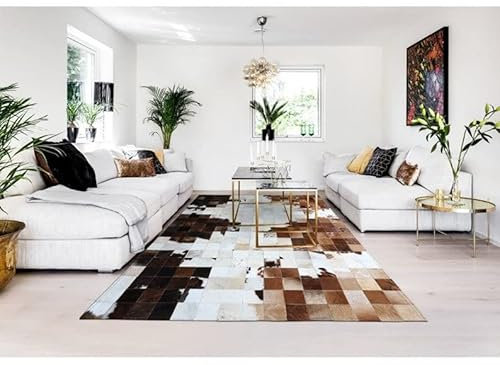 NEU KUHFELL Patchwork Teppich. Vip-Leather. Cod Mart CMB11 1000 (240 x 300 cm)