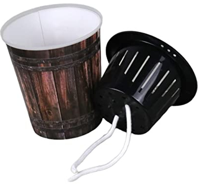 Yardwe 5Pcs Vaso Di Fiori Al Coperto Vasi Di Piante Acquatiche Fioriera In Resina Vasi Di Violetta Africana Vaso Di Fiori Di Grano Di Legno Vaso Di Fiori D'Epoca Fioriere Di Vaso Di