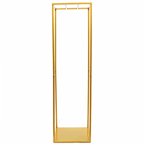 Metal Floor Vase, 71.65 Inch Gold Wedding Planter Vase Column Wedding Centerpiece Standing Vase for Wedding Party Home Decoration