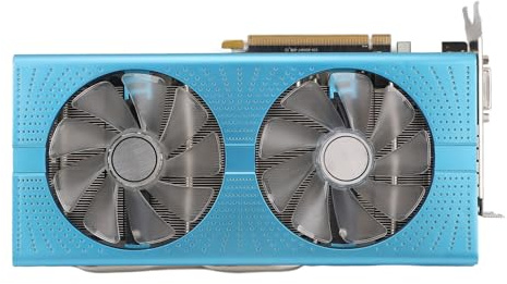 Bewinner RX590 8 GB GDDR5-Gaming-Grafikkarte mit Zwei Lüftern, 2304 Einheiten CUDA Core, VR-fähig, für Desktop-PC