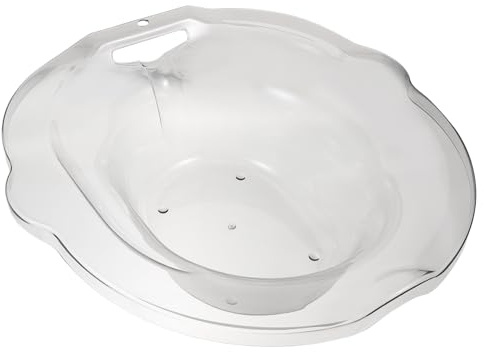 FRCOLOR Toilettensitzbadbecken Für Intimbereich Sitzbad Für Hämorrhoiden Sitzbad Für Toilettensitz Waschbecken Für Wochenbettpflege Haushaltsbedarf Mit Ausreichend Platz Und Tiefe