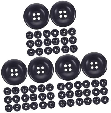 SEWACC 150 Stk dunkelblaue Knöpfe mantelknöpfe knöpfe groß navy blue druckknöpfe druckknopf knopfe grundlegende Tasten Massenknöpfe Knöpfe zum Annähen von Mänteln kreative nähknöpfe Harz