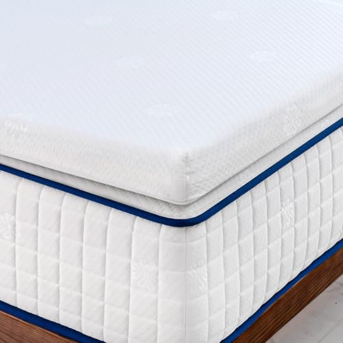 Gel Topper 180x200cm 7cm hoch, H3 Gel Memory Foam Matratzen Topper, atmungsaktiv und bequem,USA Hochwertiger Gelschaum für Matratzen Boxspringbetten und Schlafsofas,Ökotex 100 Zertifizier (180x200cm)