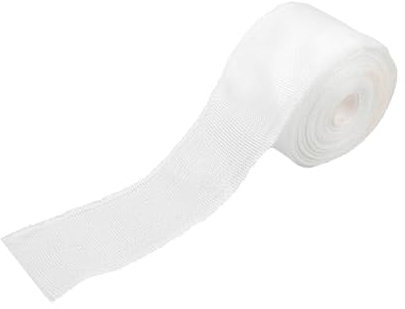 Gatuida Non-adhesive Fiberglass Fabric Roll 5cm x 30m, Woven Glass Fiber Cloth Tape for Boat Repair, Seam Reinforcement and Molding, Wear-resistant Fiber Glass Cloth for Industrial Use