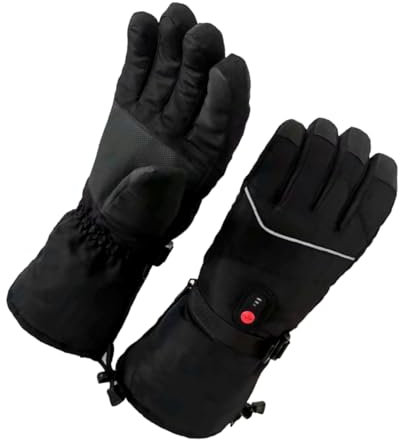 Happyyami Beheizte Winterhandschuhe Für Herren wasserdichte Elektrische Ski-sporthandschuhe Wiederaufladbare Thermische Arbeitshandschuhe Mit Temperaturregelung Für Outdoor Und Fahren