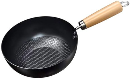 Mikinona Padella Antiaderente Per Cottura Wok Da Cucina Compatto Pentola Da Cucina Per Induzione e Elettrici e Multiscopo