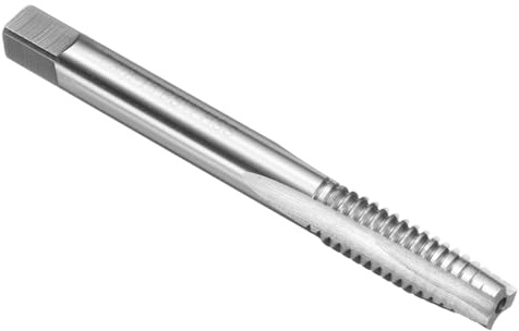 sourcing map HSS6542 Taraud conique manuel 3/8-16 BSW 2B Filetage conique Taraud à vis droite Outil de filetage en acier rapide