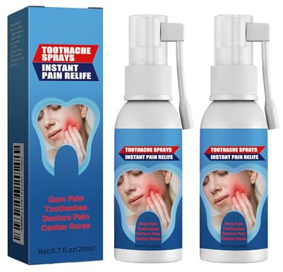 Aerosol para el Cuidado Bucal Aliviar,Spray Para Aliviar El Dolor De Muelas,Alivia el Dolor de las Encías,Spray Analgésico Dental