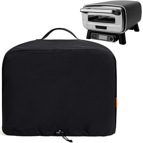 Housse imperméable pour four à pizza Ninja MO201, résistante aux UV, coupe-vent, accessoires pour four à pizza d'extérieur Ninja Artisan, poche de rangement pour cordon d'alimentation, cordons de