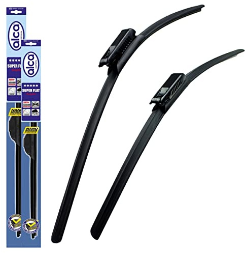 Fits Vauxhall Zafira Life 2019-onwards Alca Germany Super Flat Wiper Blades Front Replacement ASF2620BL