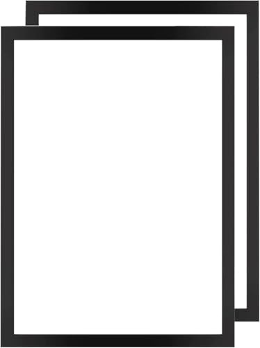 ACTIUSIS Cornice per Diamond Painting, Cornice per Quadri con Diamond Painting, Cornice Magnetica Autoadesiva, Cornice Magnetica, per la Decorazione delle Pareti di Casa, 2 Pezzi, 30 x 40 cm,nera
