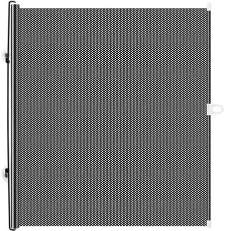 Verdunkelungsrollo mit Saugnäpfen, PVC, einziehbar, für Balkon und Auto, isolierender Sonnenschutz, 45 x 125 cm