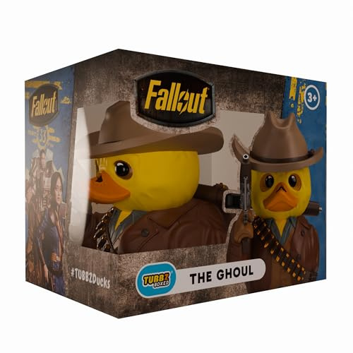 TUBBZ: Fallout TV - Ghoul Rubber Duck Collectible Toy Boxed Edition 3.5 | Official Fallout Merchandise – Boxed Vinyl Figure, Wasteland Character, Fan Gift, Display Decor & Jeep Ducking