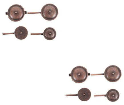 HANABASS 8 Pièces Set de Ustensiles de Cuisine Miniatures pour Maison de Poupée Accessoires DIY Réalistes pour Décoration Cuisine et Salon Kit Complet pour Jeu de Rôle Garçon Fille