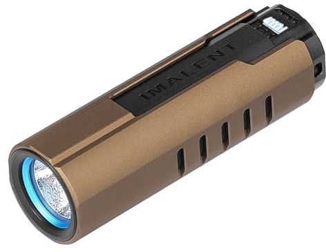 IMALENT LD70 Mini Rechargeable EDC Torch, 4,000 Lumens, 203m Beam, OLED Display, Six Brightness Levels, IPX-8 Waterproof