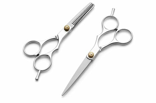 Marco Paul Friseurschere, Effilierschere, professionelles scharfes Haarscheren-Set mit 15,2 cm Friseurschere, Haar- und Haarschnittzubehör zum Schneiden von Haaren für Frauen und Männer