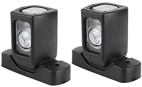 Luz de marcador lateral, luz de contorno, impermeable, rojo, ámbar, blanco, 3 colores claros, 4 LED, ampliamente aptos para vehículos de 10-30 V