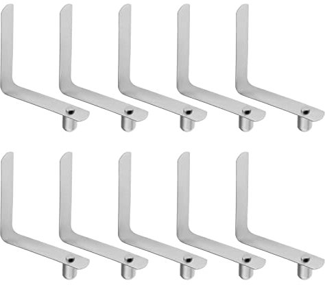 SG Store 10 STÜCKE Zeltstangenclips Edelstahl Kajakpaddel Federschnappklemmen 6mm Zeltstangendruckknopf Federklemmen für Kanu Kajakpaddel Zeltstangen