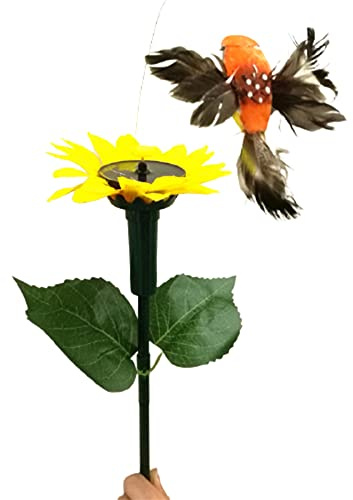 Reuvv Solarbetriebener, Tanzender, flatternder Schmetterling, Gartenpflanzen-Blumenstecker für Ihre Topfpflanze, Garten, Garten, langlebig und praktisch