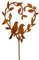 Darthome Garden Stake 18x65cm Birds In Love Steel Rusted Metal Robin Decor Lawn Spike Ornament