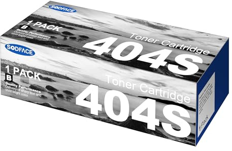 C480W CLT-P404C CLT-K404S Toner Kompatibel für Samsung Xpress C480fw | CLT-K404S Toner Schwarz CLT-P404C 404S CLT-K404S CLT-Y404S CLT-C404S CLT-M404S für C48X C430 C430W C43X (Schwarz, 1er-Pack)