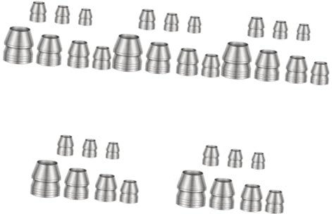 BESPORTBLE 35piezas Cuñas para Refuerzo De Martillos Accesorios De Instalación para Estructuras De Herramientas De Reparación Estables y Resistentes