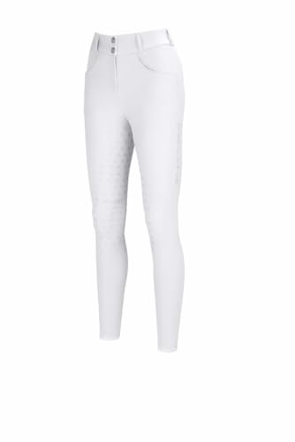 Pikeur Damen Reithose Turnier VB Siebdruck White Athleisure FS 2024, Größe:40