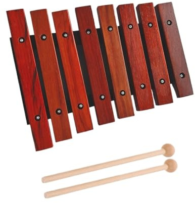 Xylophon-Instrument Für Erwachsene 8 Noten Holz Xylophon Musikinstrument Schlägel Birke Kiefer Holz Xylophon Schlaginstrument