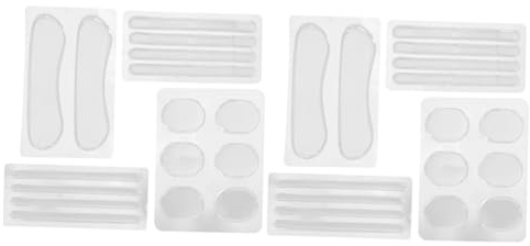 Healvian 2 Sätze Plantarfasziitis-kissen Höhe Erhöhen Einlegesohlen Unsichtbarer Concealer-aufkleber Gel-fersenschützer Griff Bh-tape Fersenpolster Fersenschutz Klare Bh-träger 4 Stück * 2