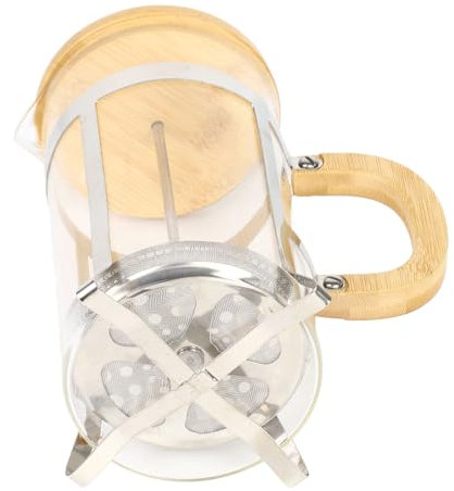 Pot de Prensa Francesa Profesional Comida Alimentaria Grado Resistente Al Calor High Borosilicate Glass Coffee por Restaurante Casero 1000ml