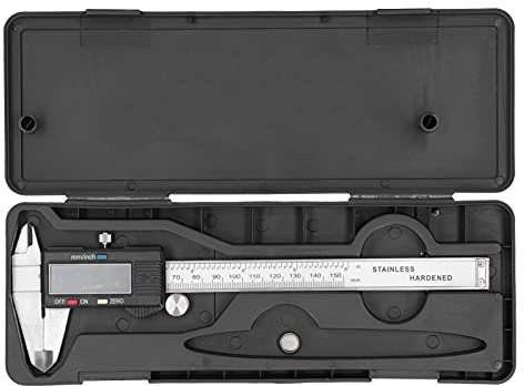 Vernier Caliper Electronic Digital Display in acciaio inossibile Strumento di misurazione di misurazione 0 150 mm di misurazione di precisione per ingegneri artigiani e