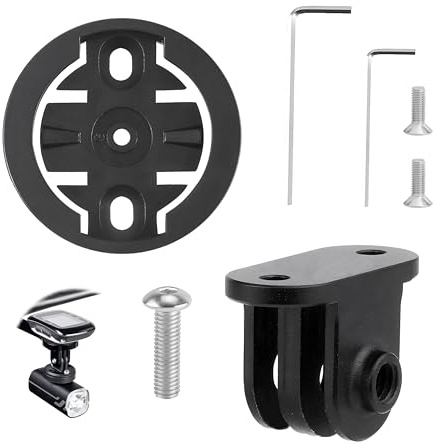 Cryluxial Halterung Kompatibel Mit Gopro Fahrradcomputer Und Garmin Edge, Universal Adapter FahrradlichtHalterung Universal Interface Combo Adapter- 22mm Lochabstand
