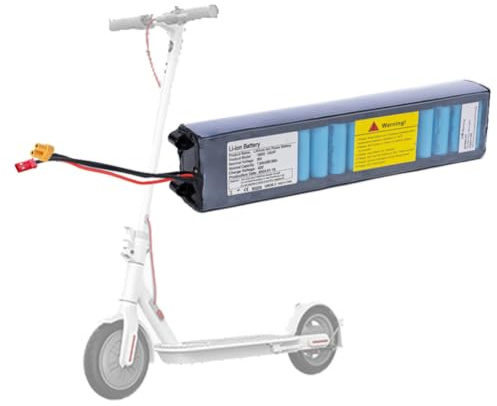 JHKJ Batería de Repuesto 36 V, 6 Ah y 10,5 Ah Batería de Litio 7,8 Ah Baterías Iones Litio 36 V Baterías Patinete para M365 para Motores 200 W a 400 W y Puerto JST y XT30,36v6ah