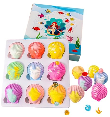 Duschkugel | 9 natürliche Düfte für Körperpflege Typ Spa – Set mit 9 Badekugeln für Dusche und Dusche, für Mädchen, , Haus, Reise und Party