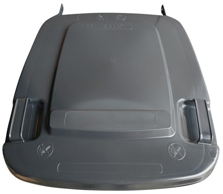 SULO Mülltonnendeckel Deckel für Mülltonnen in der Form Euro2 für Müllgroßbehälter MGB 120 Liter (grau)