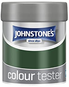 Johnstone's - Paint Tester Pots - Wall & Ceiling Paint - Forest Stroll - Emulsion Paint - Easy to Apply - Dry in 1-2 Hours - 75ml