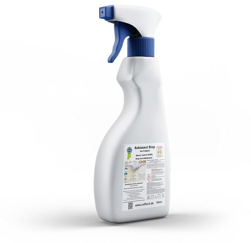 Schimmel Stop - Biozid Reiniger gegen Hausschwamm, Moos & Pilz - Das Original - Anti Schimmel Kraftreiniger (500ml)