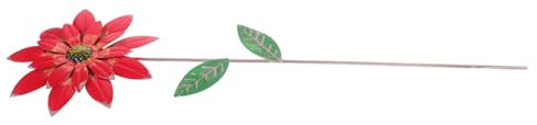 BESPORTBLE Sonnenblumen-Plugin-Dekoration Pflanzen Im Freien Blumengartenpfahl Pflanzen Im Freien Gartenbedarf Sonnenblumen-Gartenpfahl Eisen-Kunstornament Rasenornament