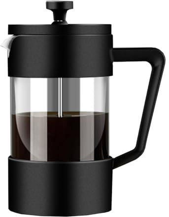 Cafetera De Prensa Francesa, Cafetera Francesa De Prensa Con Sistema De Filtro De 3 Niveles, Cold Brew Resistente Al Calor De Vidrio De Borosilicato Cafetera Espresso & Tetera(750ml)