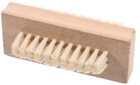 HAPINARY Doppelseitige Nagelbürste Aus Holz Natürliche Borsten 10 Stück 4,5 Stück 4cm Für Maniküre Pediküre Handliche Pflegebürste Für Frauen Und Männer