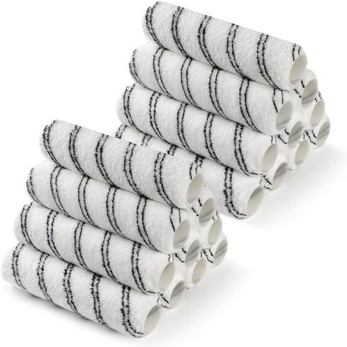 CoatPro Twools Paint Roller, 20 Pack Microfiber Paint Roller Covers 9 Inch, Large 9 Inch Paint Rollers for Painting Walls, Covers for Paint Roller Kit