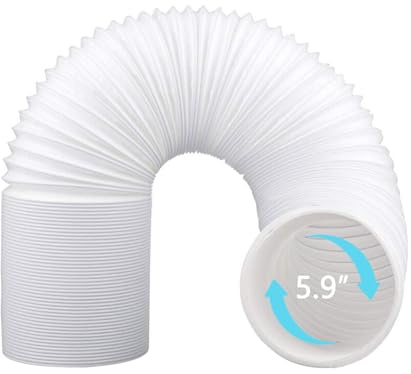 Tubo Aire Acondicionado Portatil Universal Ø13/ 15cm, Flexible Manguera de Aire Acondicionado Móvil, 1,5 M/ 2M Manguera Aire Acondicionado Portatil (diámetro 15cmx2M)